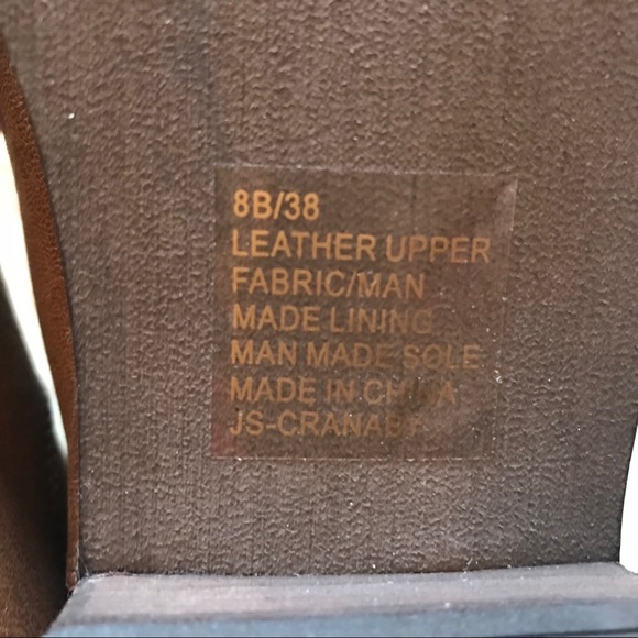 Jessica simpson cranaby leather bootie brown 8 - Picture 7 of 8